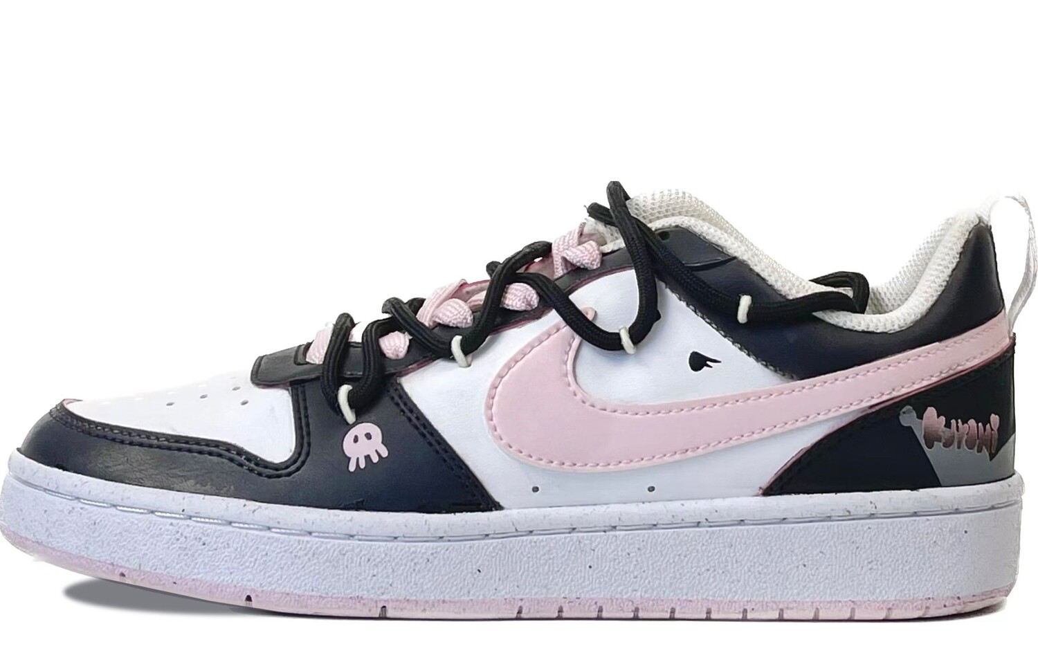 

Кроссовки Nike Court Borough Skateboarding Shoes Women's Low-top White, цвет Cool Rice Flour