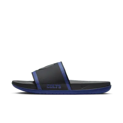 

Шлепанцы Nike Offcourt (NFL Indianapolis Colts) Slide, цвет Anthracite/Gym Blue/White