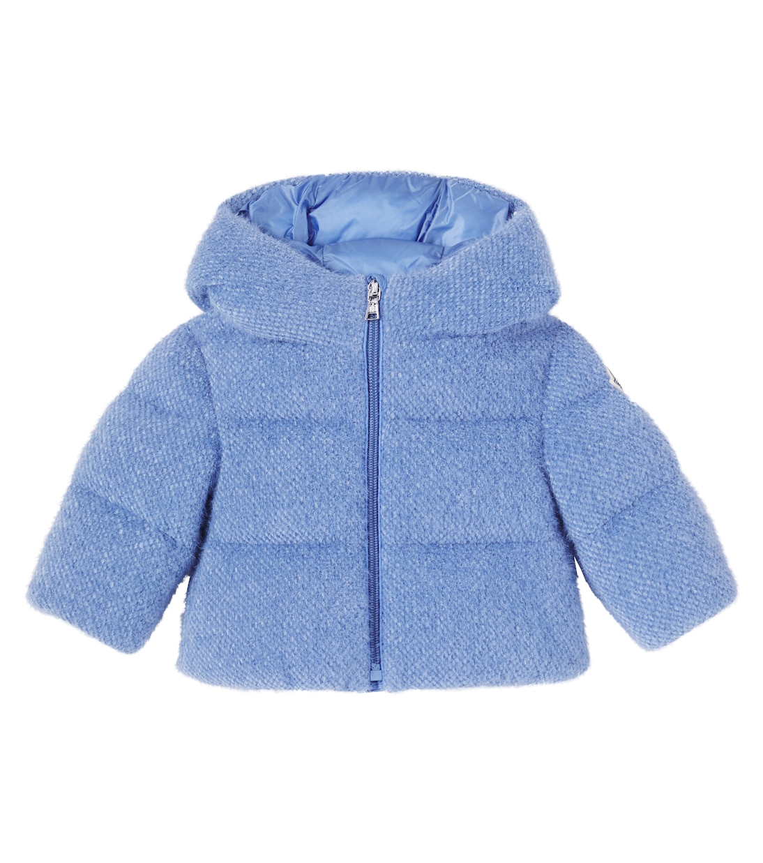 

Пуховик Baby Bucara Moncler Enfant, светло-синий