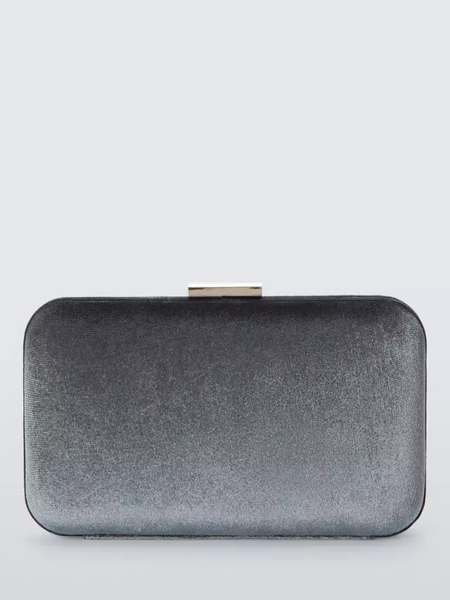 

Клатч John Lewis Stella Velvet Tassle Chain Strap, цвет charcoal
