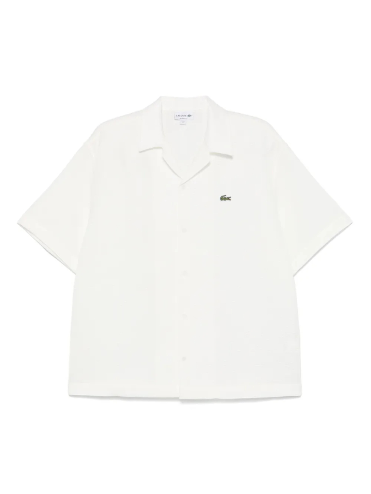 

Фактурная рубашка Lacoste, белый