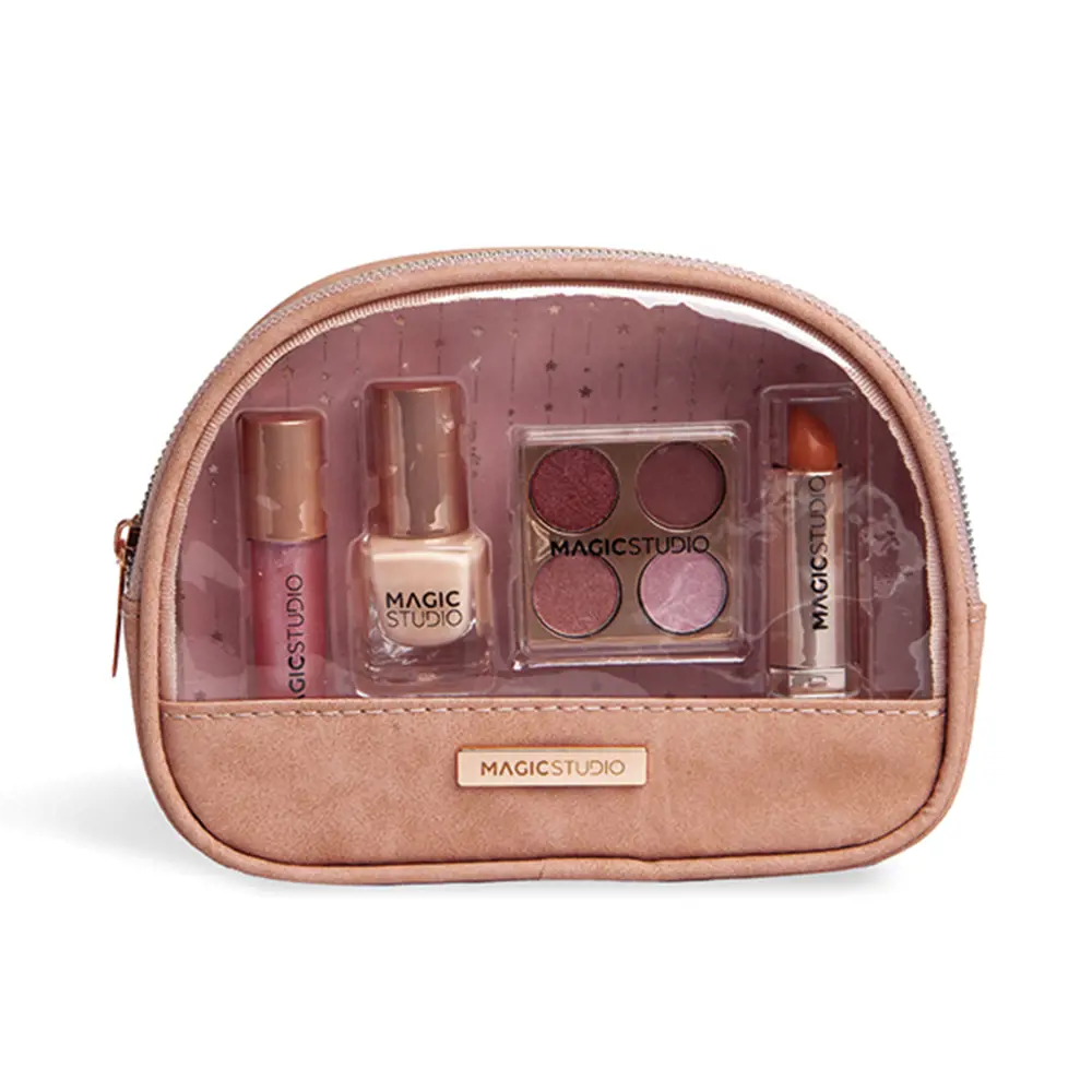

Тени для век Rose quartz makeup bag lote Magic Studio, 4 шт.