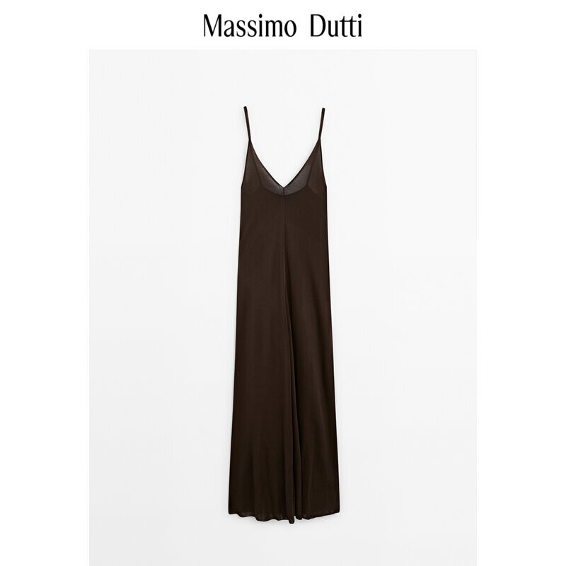 

Юбка женская Massimo Dutti во французском стиле, коричневый