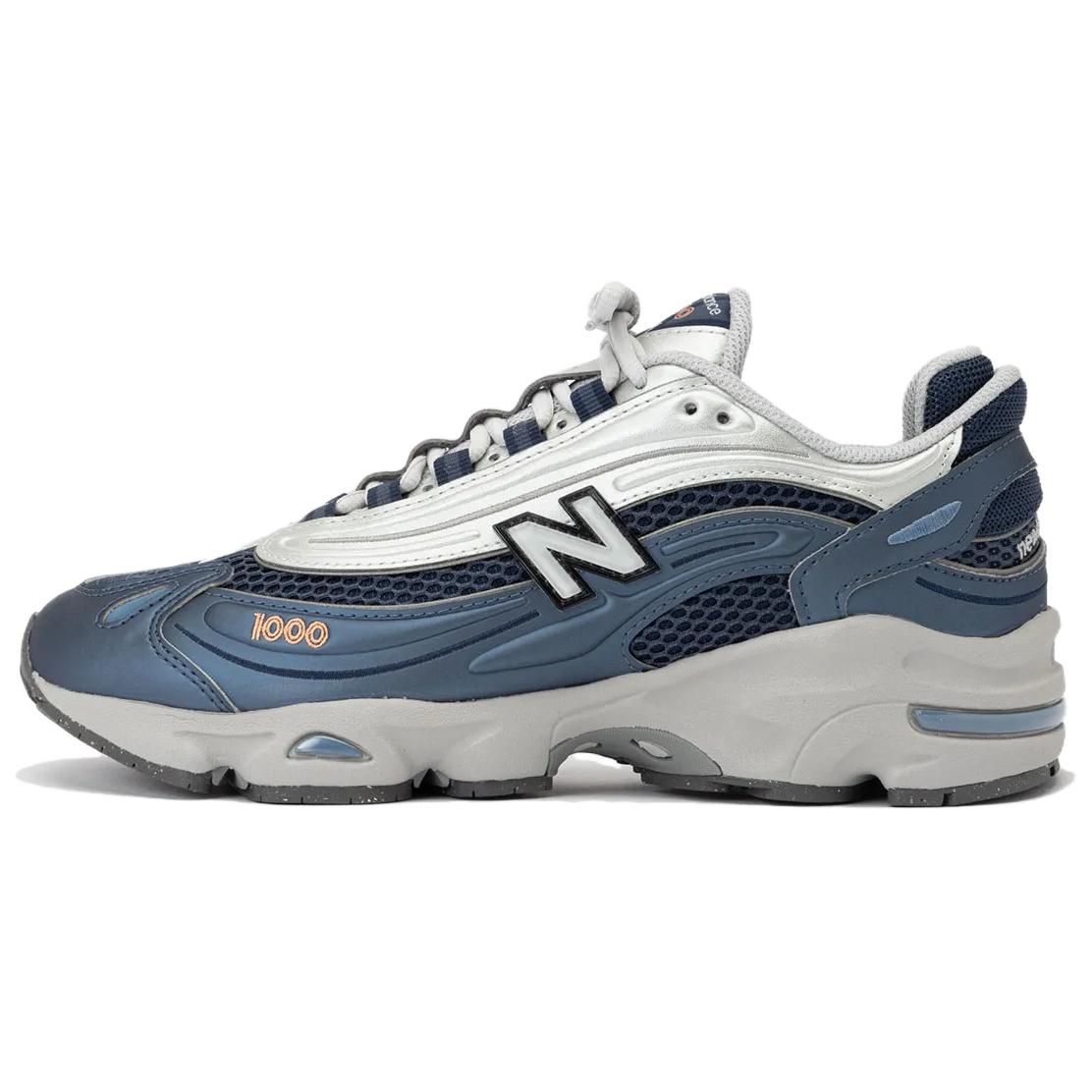 

Кроссовки 1000 Abrasion Resistant Low Top Running Shoes Men's Blue New Balance, Blue