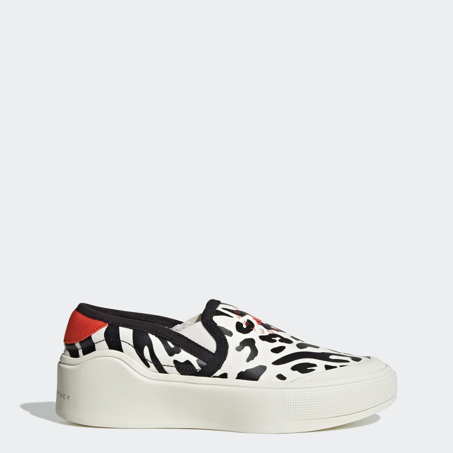 

Мужские слипоны adidas by Stella McCartney Court, цвет Off White / Core Black / Burnt Cayenne