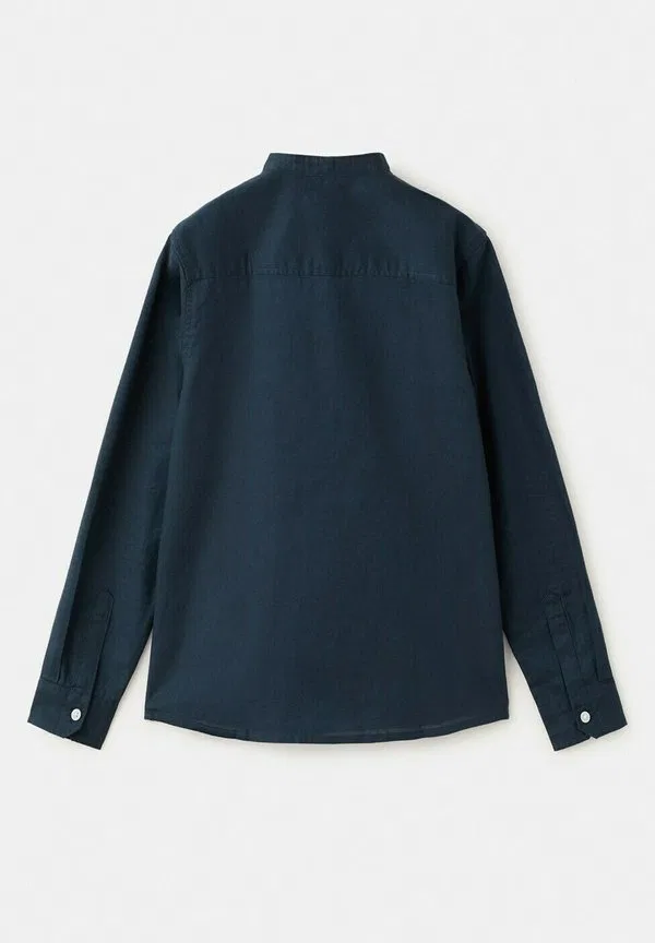 Детская рубашка Mango Kids, Dark Blue — фото 3