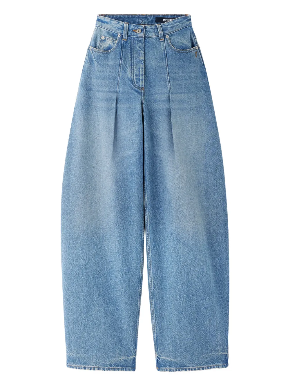 

Джинсы Le De-Nîmes Ovalo со складками JACQUEMUS, синий