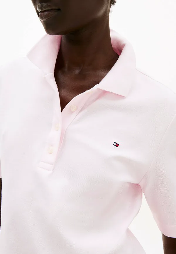 Рубашка-Поло из пике стандартного кроя 1985 года Tommy Hilfiger, Light Pink — фото 4