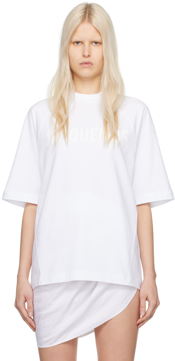 

Белая футболка Les Classiques 'Le T-Shirt Typo' Jacquemus