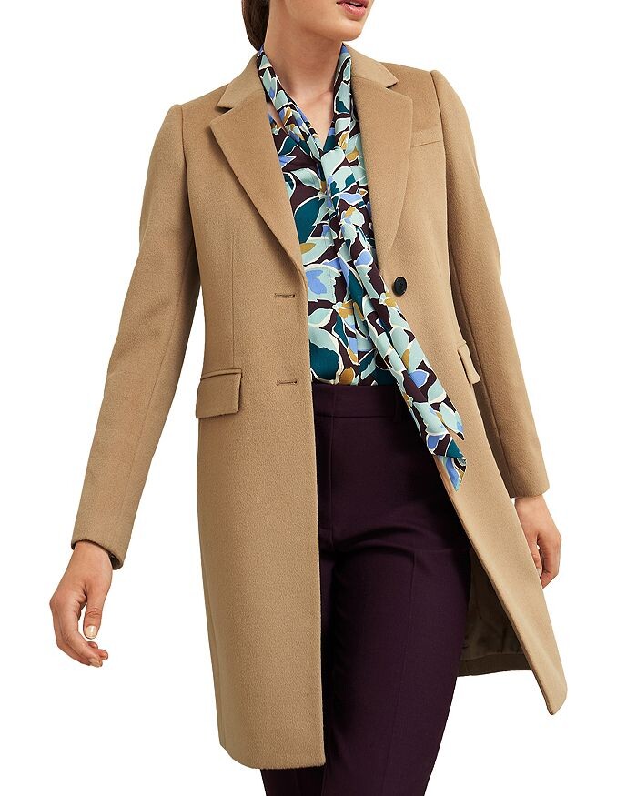 

HOBBS LONDON Шерстяное пальто Cavendish, коричневый/бежевый