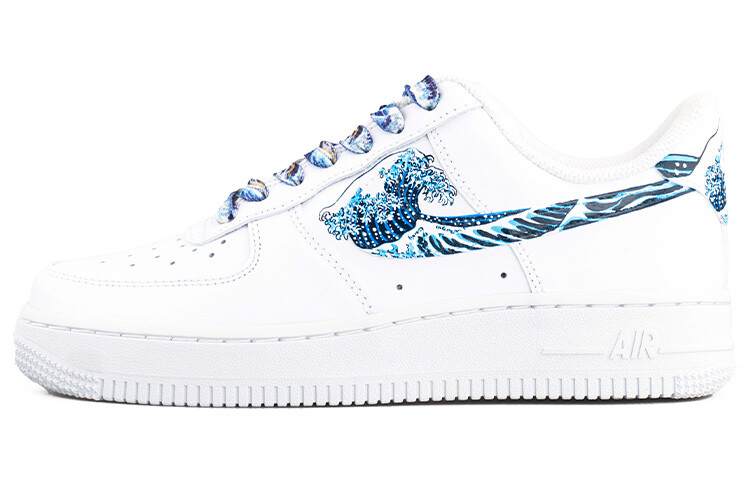 

Кроссовки Nike Air Force 1 Skateboard Shoes Men Low-Top White Blue