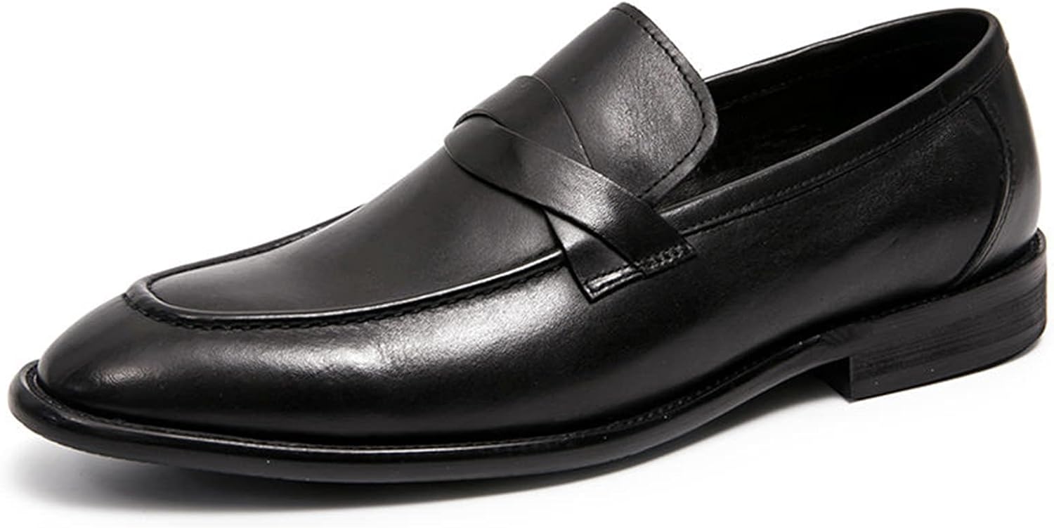 

Мужские туфли CHUUMEE слипоны лоферы Мужские повседневные кожаные туфли, черный