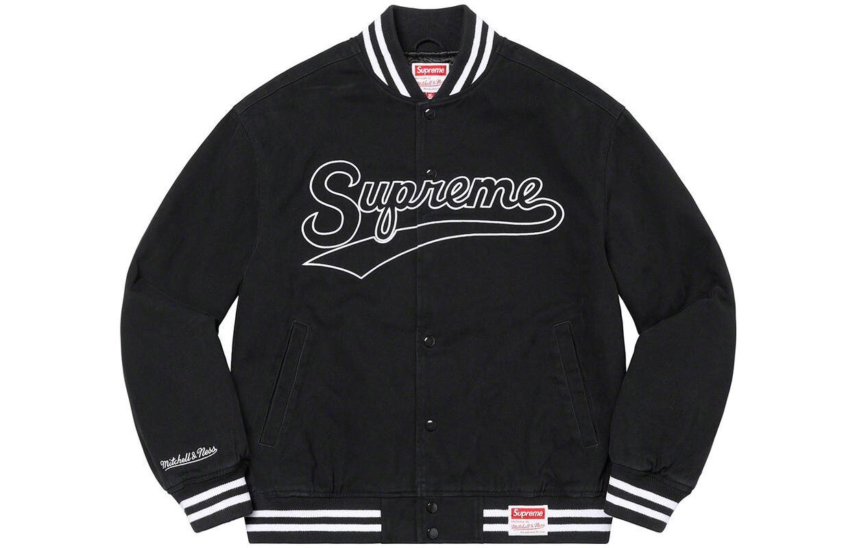 Куртка Supreme x Mitchell & Ness Doughboy, синий — фото 3