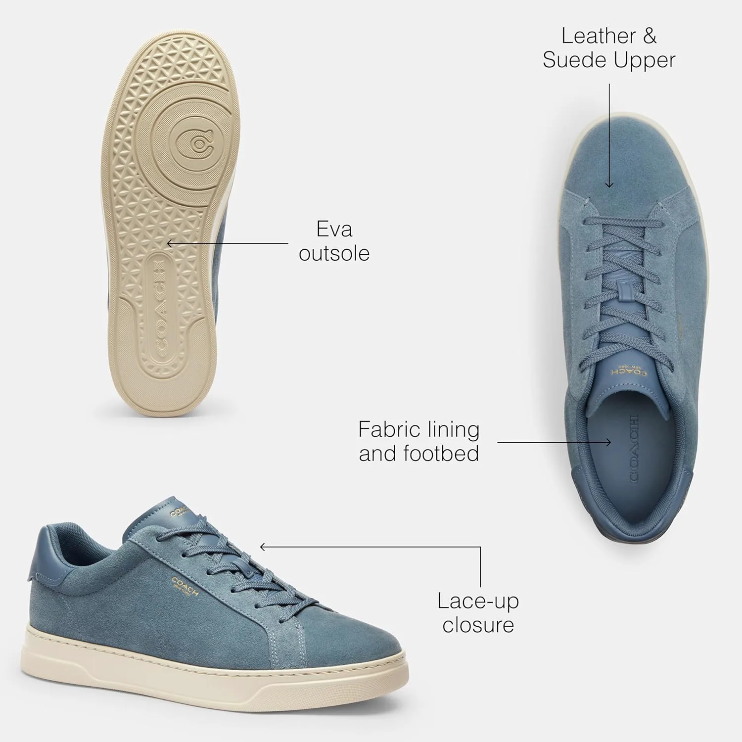 Мужские кроссовки Coach High Line Low Top — фото 4