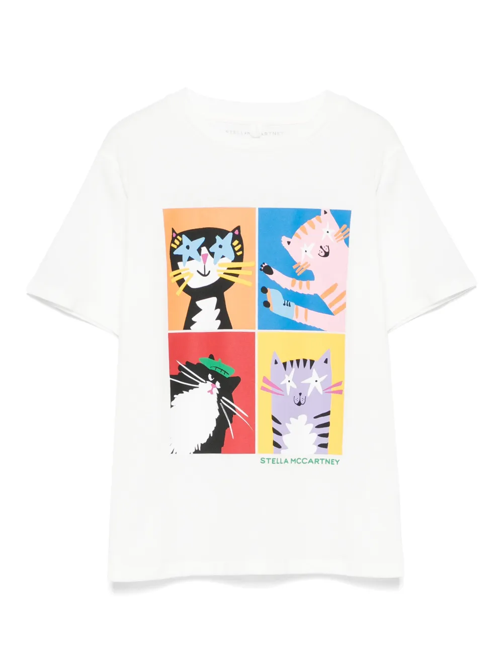 

Футболка с принтом Stella McCartney Kids, белый
