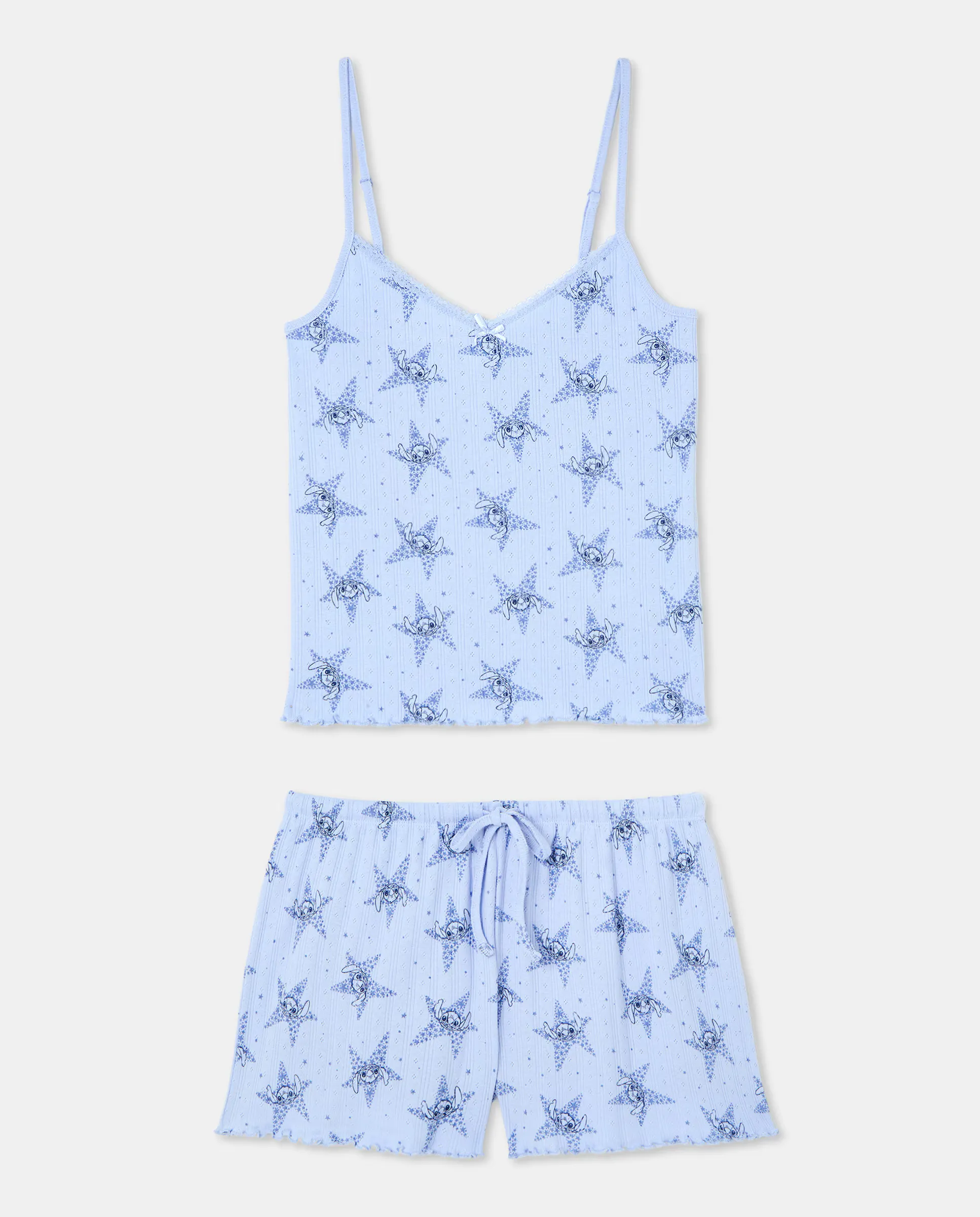 

Женская пижама Stitch с звездами Easy Wear, светло-голубой