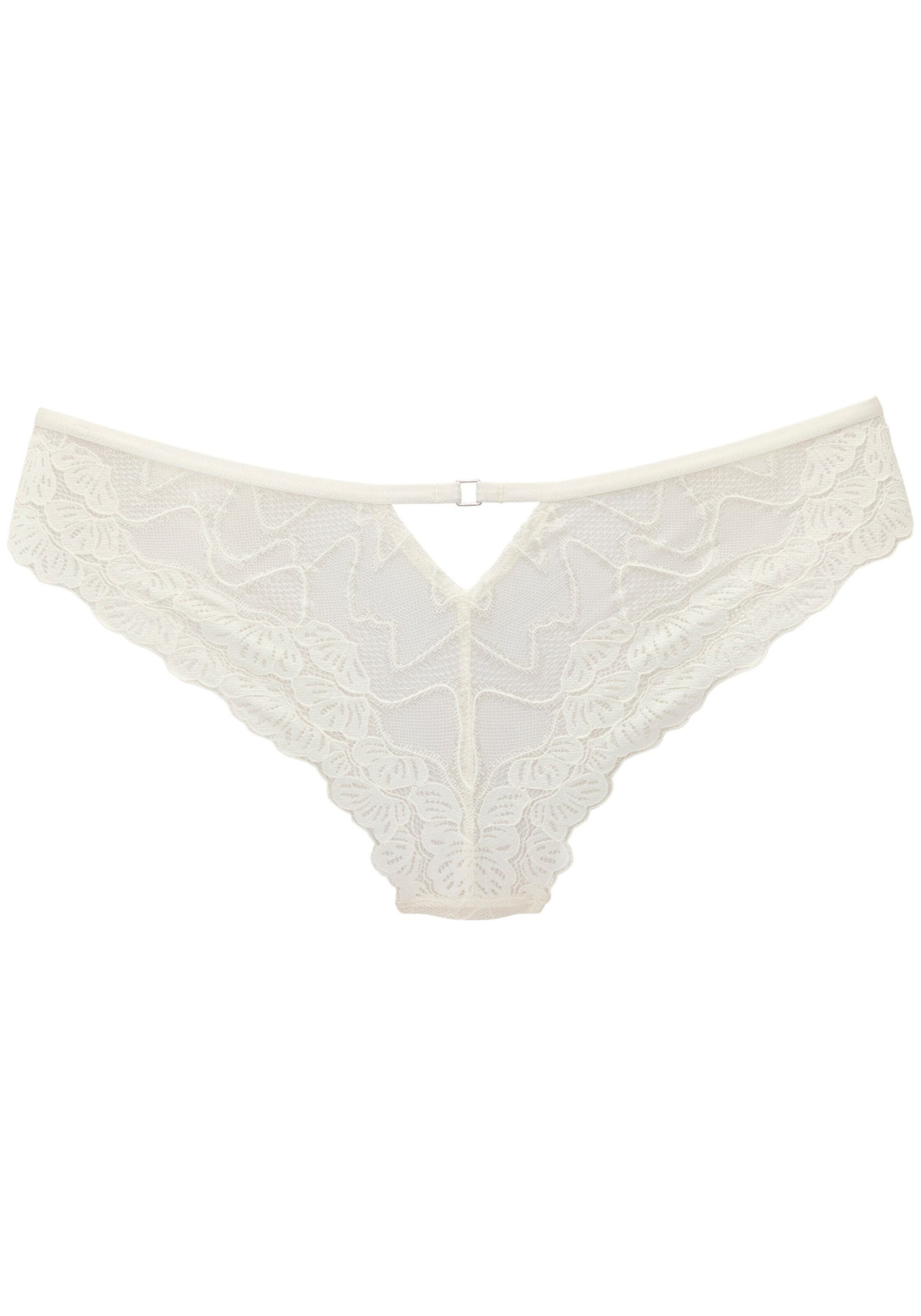 

LASCANA Трусы-стринги из шерсти белого цвета