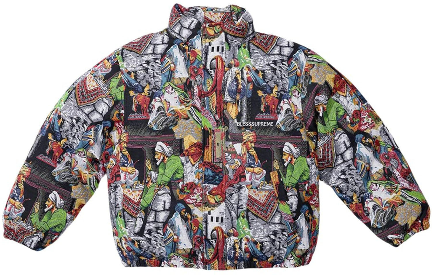 FW23 WEEK12 Series Пуховик унисекс многоцветный Supreme, цвет Multicolor — фото 3