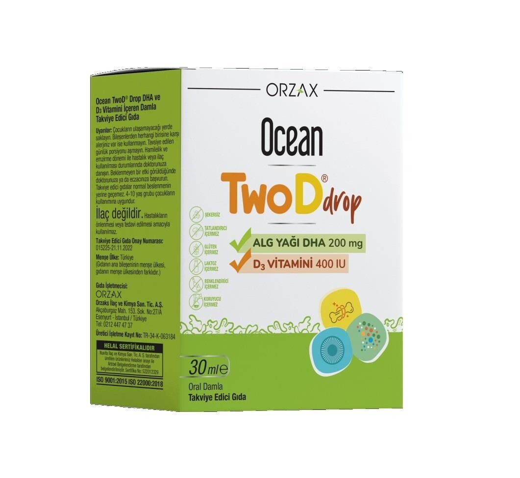 

Ocean Twod Drop Витамин D3 400 МЕ 30 мл ORZAX