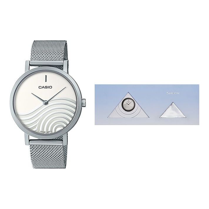 

Часы Casio Lineage Analog Watch 'Silver White', кремовый