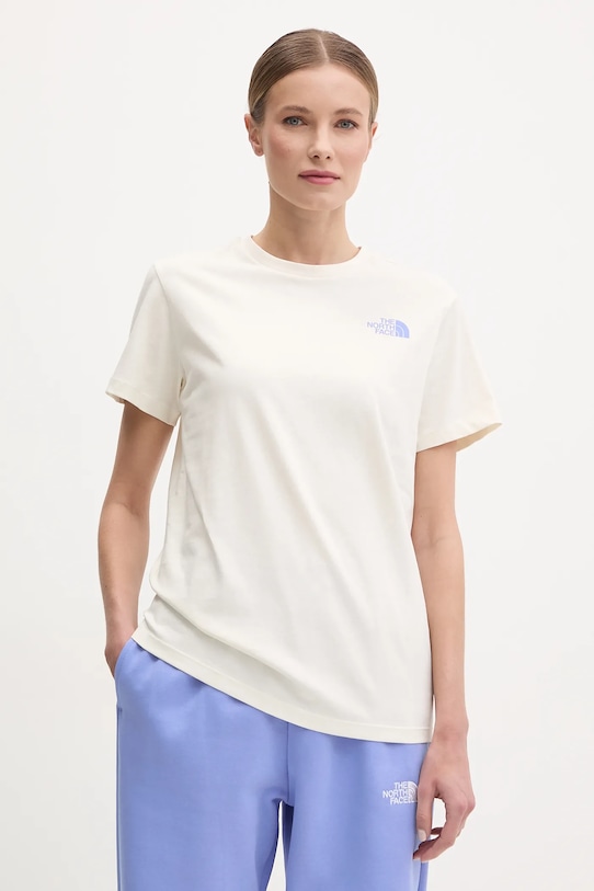 

Футболка хлопковая Tailgrid Infill The North Face, бежевый