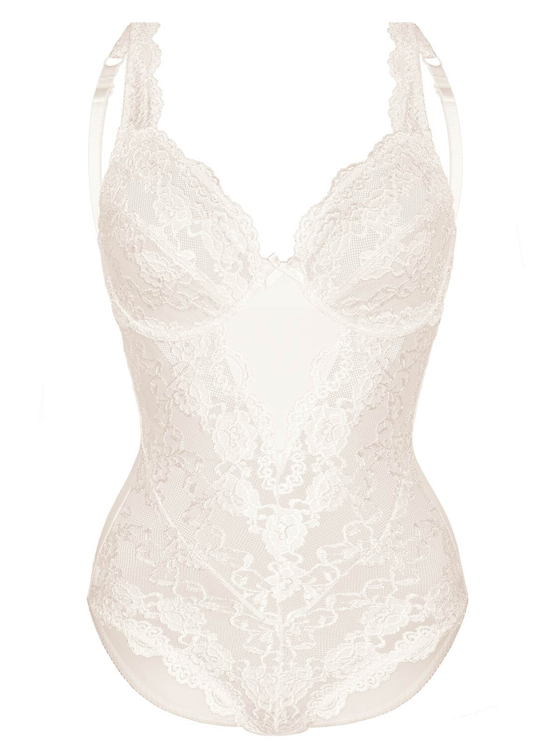 

Боди Sassa CLASSIC LACE, цвет pearl