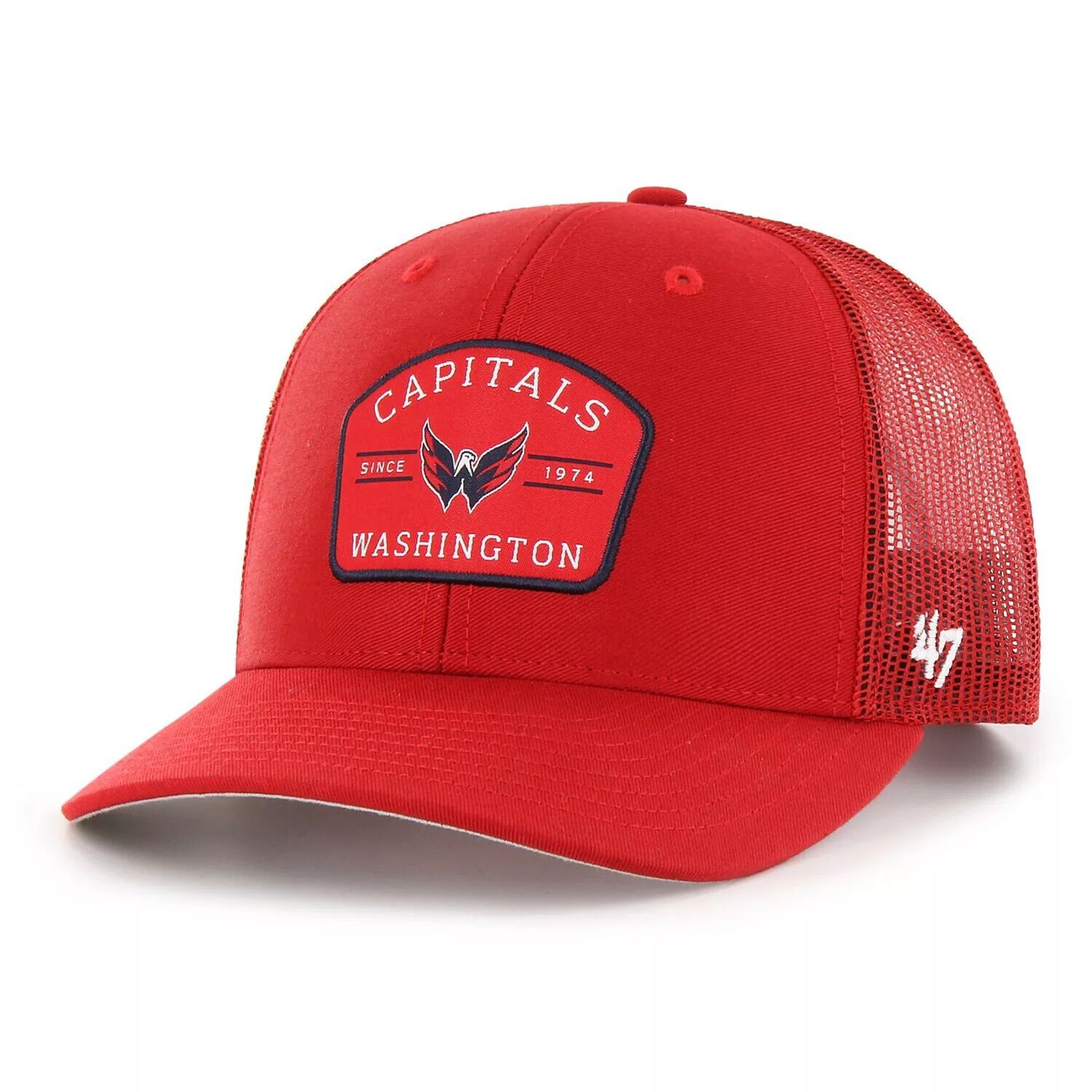 

Мужская красная кепка '47 Washington Capitals Primer Snapback Trucker