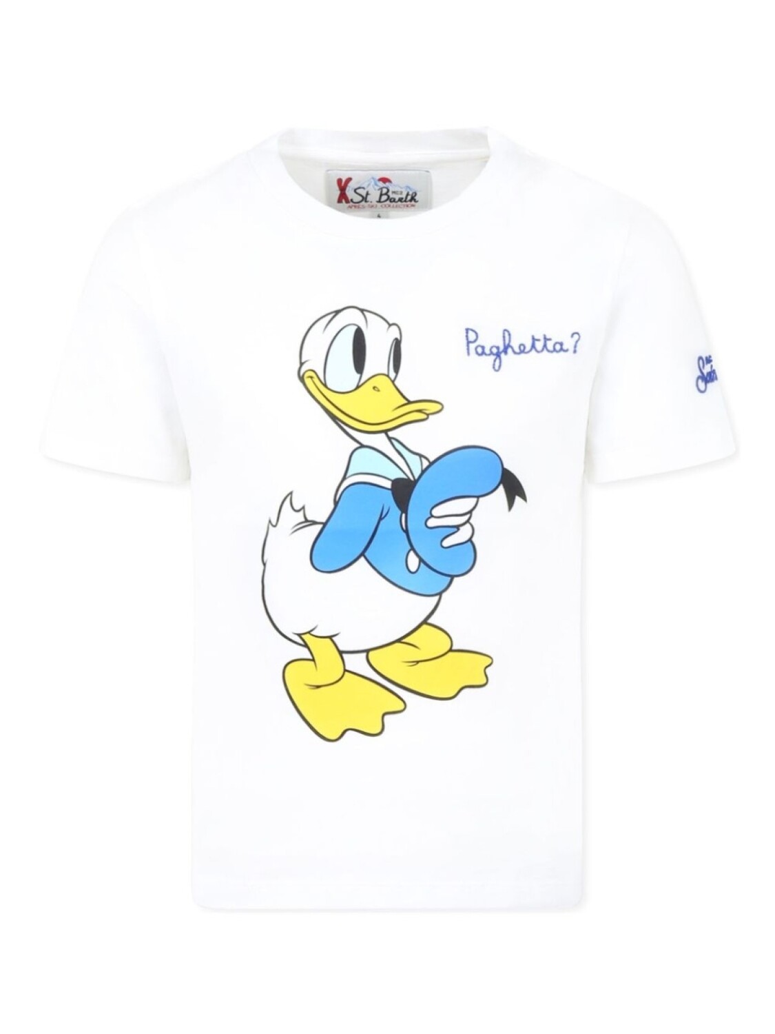 

Футболка с принтом x Disney MC2 Saint Barth Kids, белый