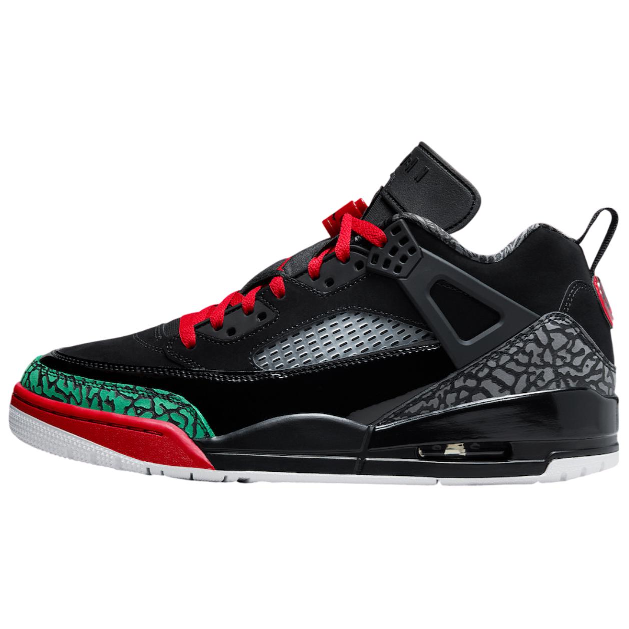 

Jordan Кроссовки Spizike Low Black Classic Green White Varsity Red