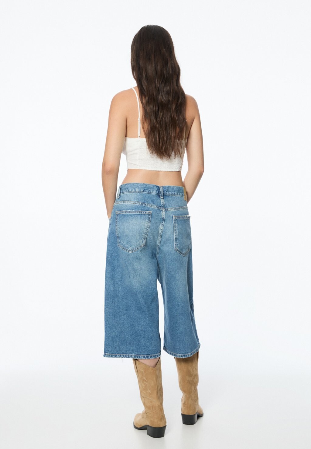 

Блуза STRAPPY PULL&BEAR, белый