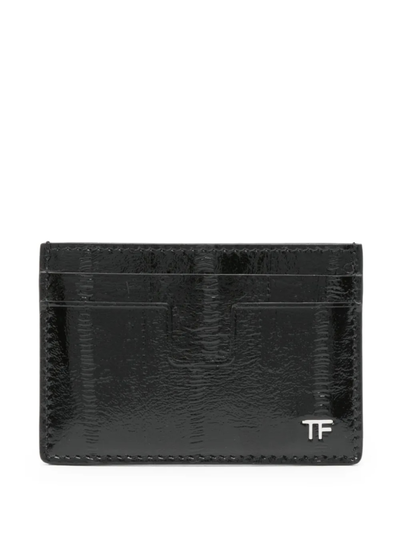 

Визитница с аппликацией логотипа TOM FORD, черный