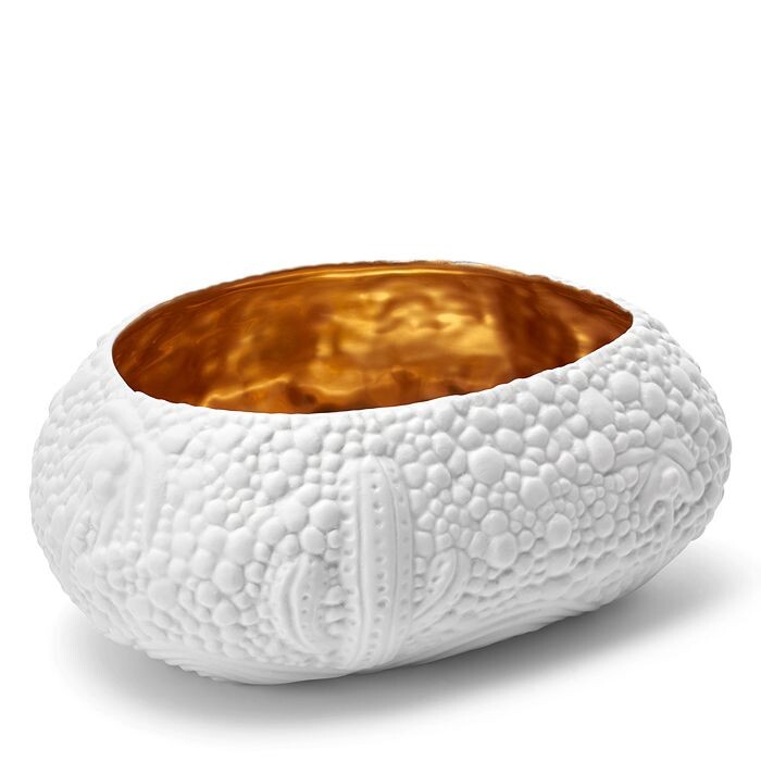 

L'Objet Haas Mojave Desert White + Gold Средняя чаша, белый