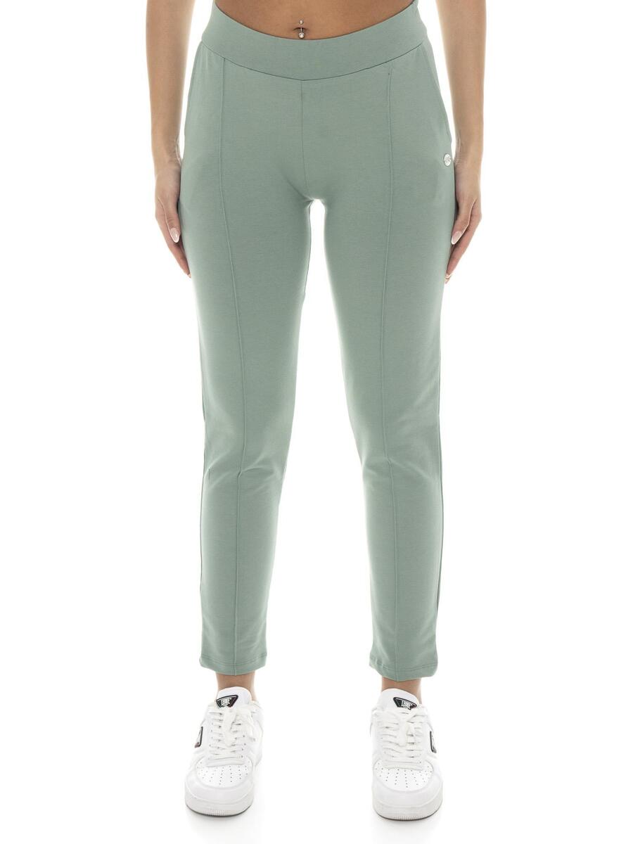 

LEONE 1947 APPAREL Женские брюки из хлопкового флиса со складками Leone Basic