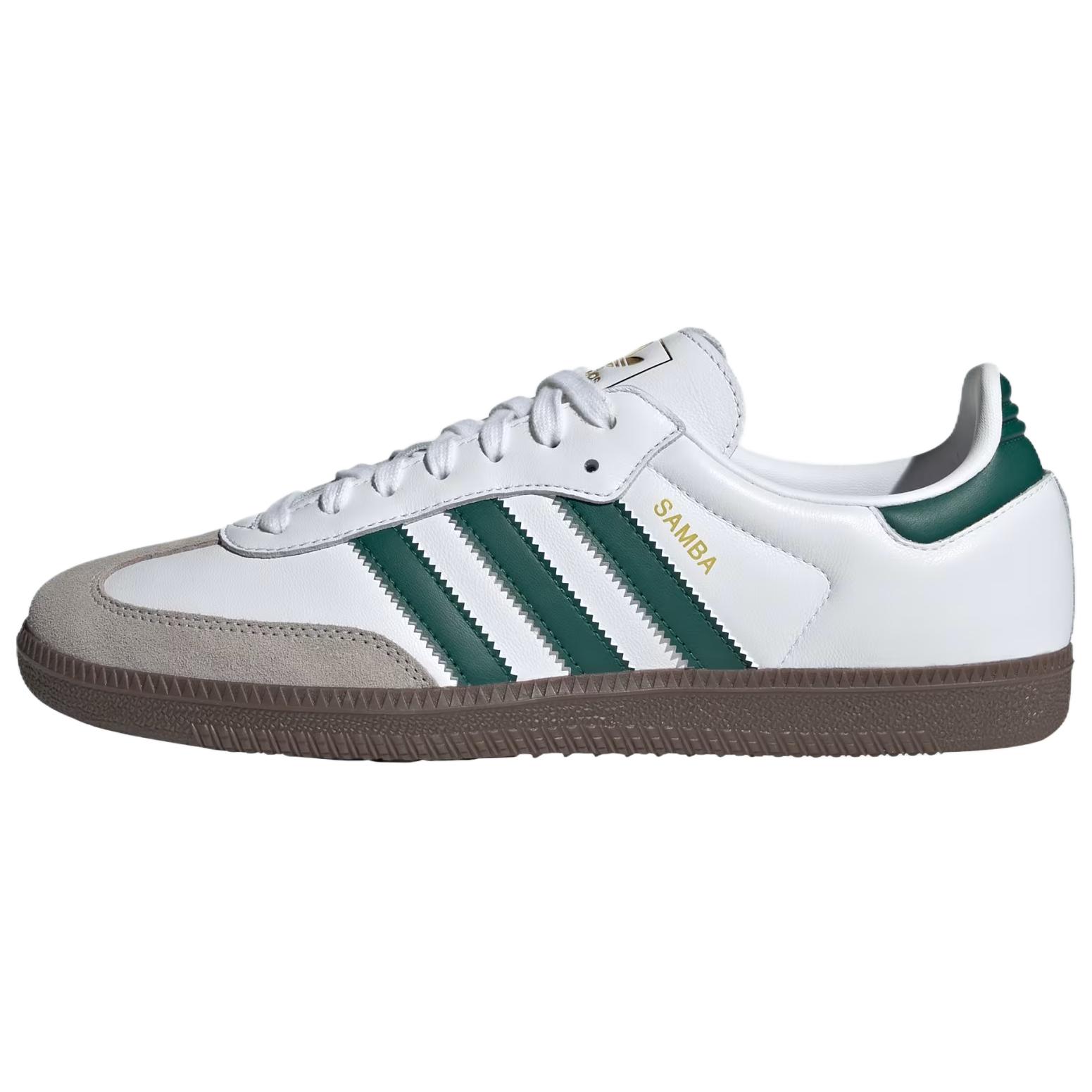 

Adidas Originals Кроссовки Adidas Samba Og Cloud White Collegiate Green