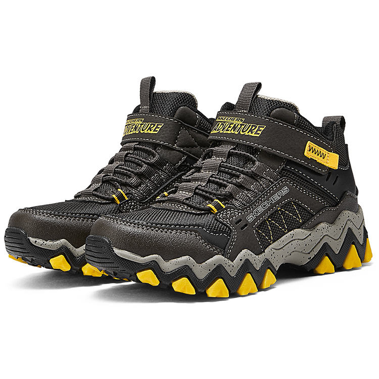 Skechers Kids Кроссовки Slip Resistant, Abrasion Resistant, Thermal Knee High Kids' Boots Black Yellow Kids' — фото 3