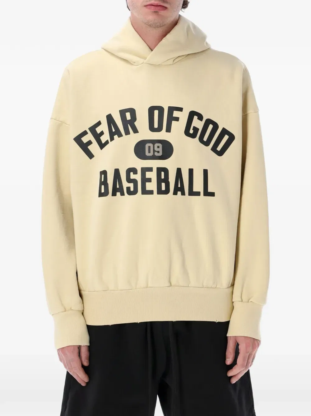 09 классическая толстовка с логотипом Fear Of God, нейтральный