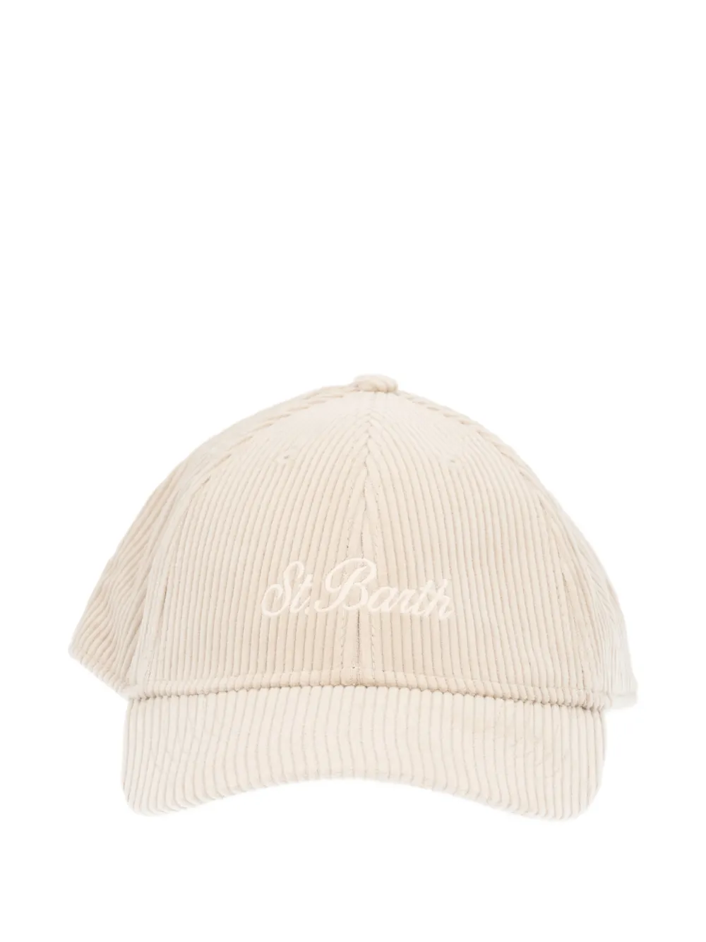 

Бейсболка из вельвета с вышитым логотипом MC2 SAINT BARTH, нейтральный