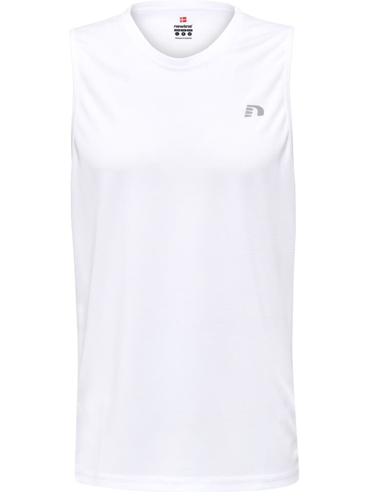 

Спортивная футболка Newline S/L Men Core Laufen Herren, белый
