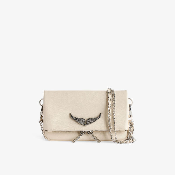 

Клатч Rock nano из натуральной кожи Zadig&Voltaire, цвет flash