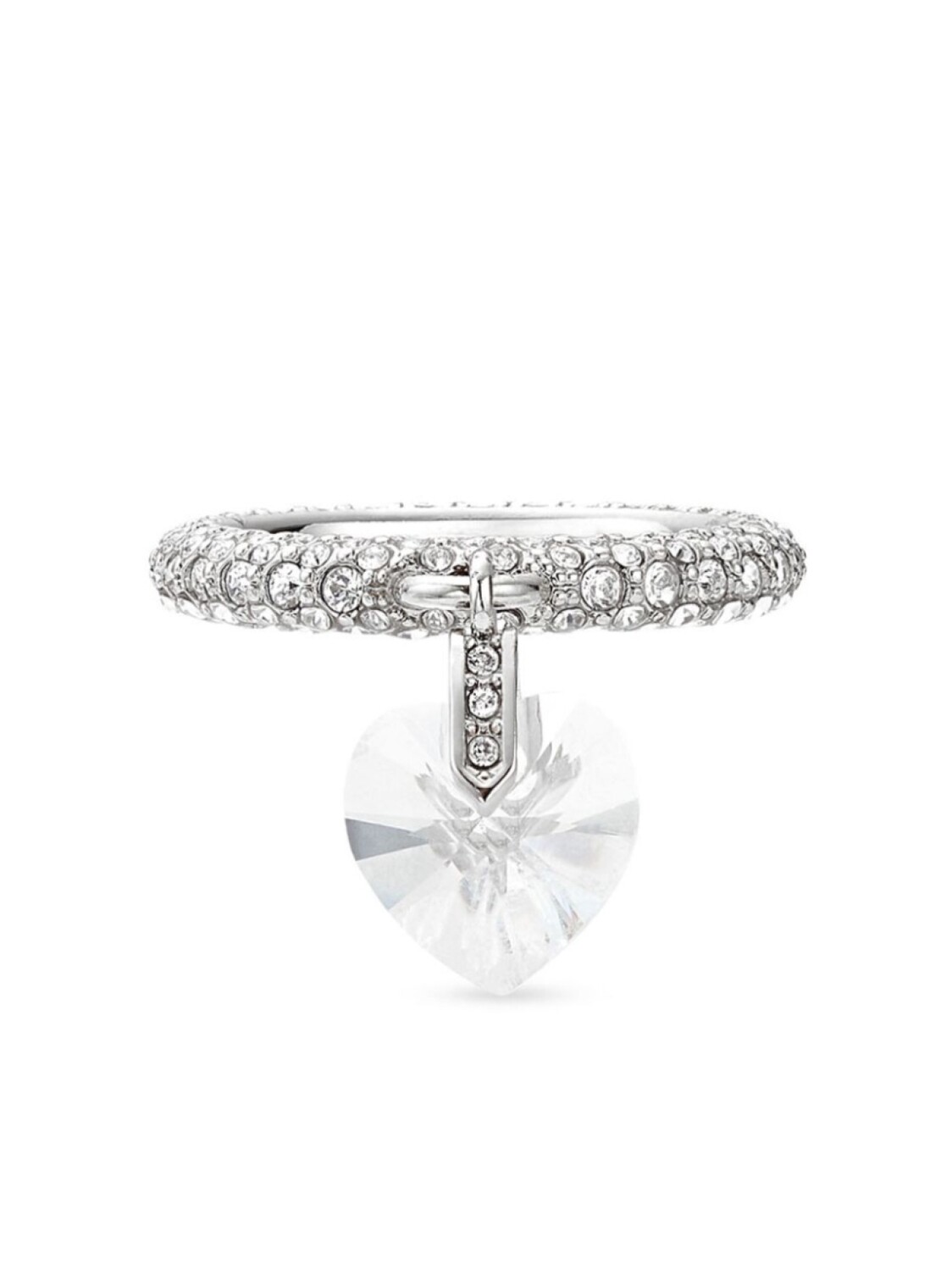 

Jimmy Choo кольцо с кристаллами, серебряный