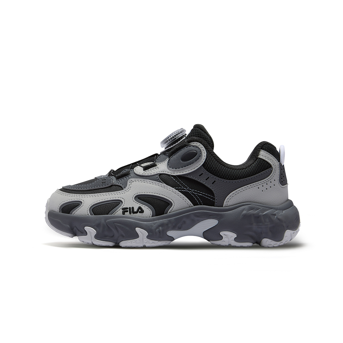 

FILA KIDS Наследственные FHT амортизирующие устойчивые к истиранию дышащие беговые кроссовки black/castle gray для детей