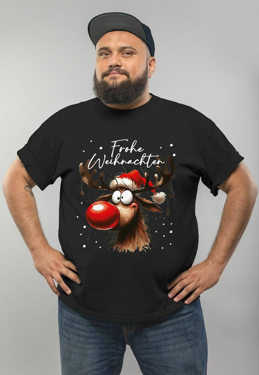 

Футболка MoonWorks WEIHNACHTEN RENTIER RUDOLF DESIGNMAS , Schwarz/Anthracite, Черный, Футболка MoonWorks WEIHNACHTEN RENTIER RUDOLF DESIGNMAS , Schwarz/Anthracite