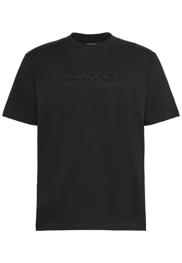 Оптовая продажа спортивной одежды, футболки с графическим принтом. Calvin Klein, Black — фото 4