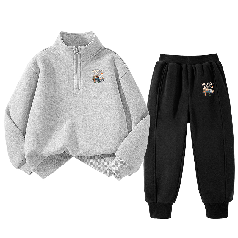 

Повседневная спортивная одежда для подростков WARRIOR, серый/черный