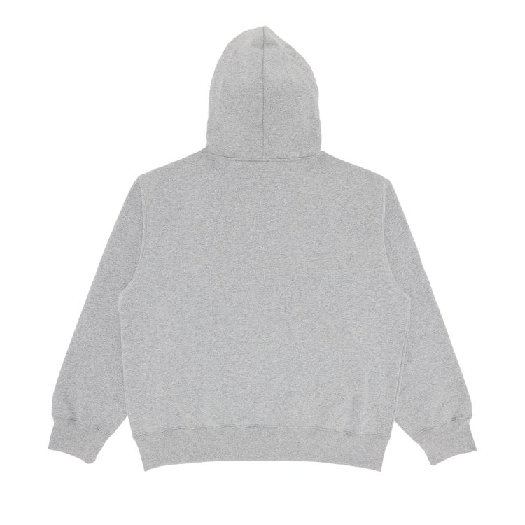 Толстовка Supreme Mister Cartoon Zip Up Hooded Sweatshirt Heather Grey, серый — фото 2