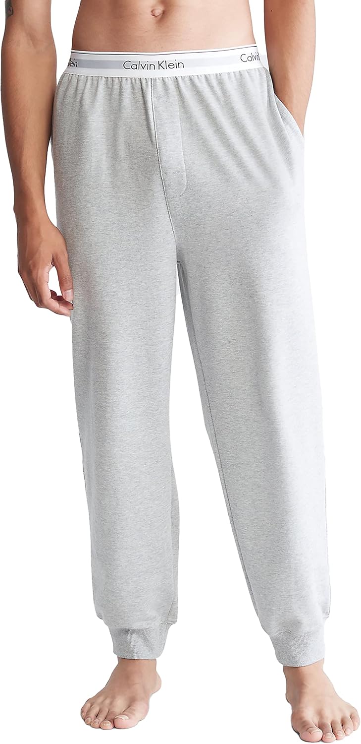 

Женские современные хлопковые спортивные брюки Calvin Klein Lounge, Grey Heather