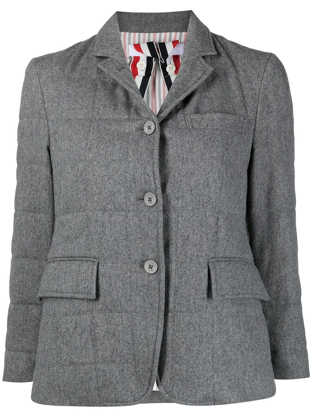 

Дутый блейзер THOM BROWNE, серый