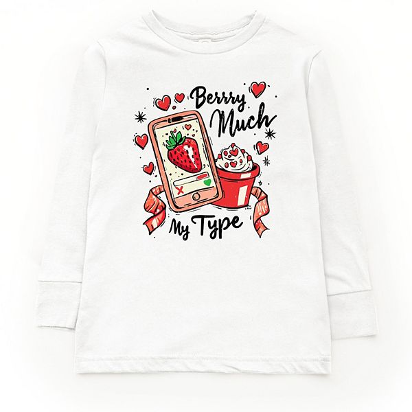 

Футболка с принтом Berry much my type strawberry The Juniper Shop, White