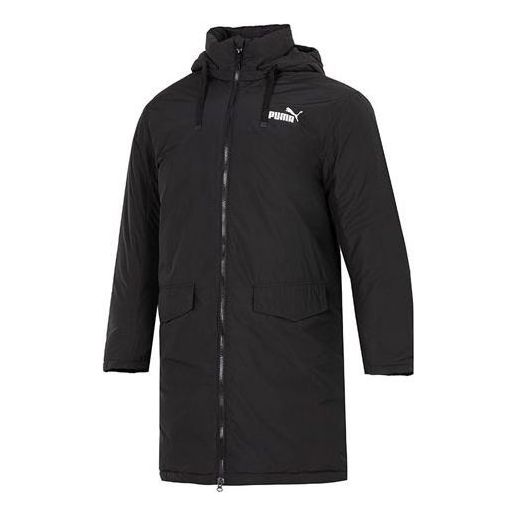 

Куртка padded down jacket 'black' Puma, черный