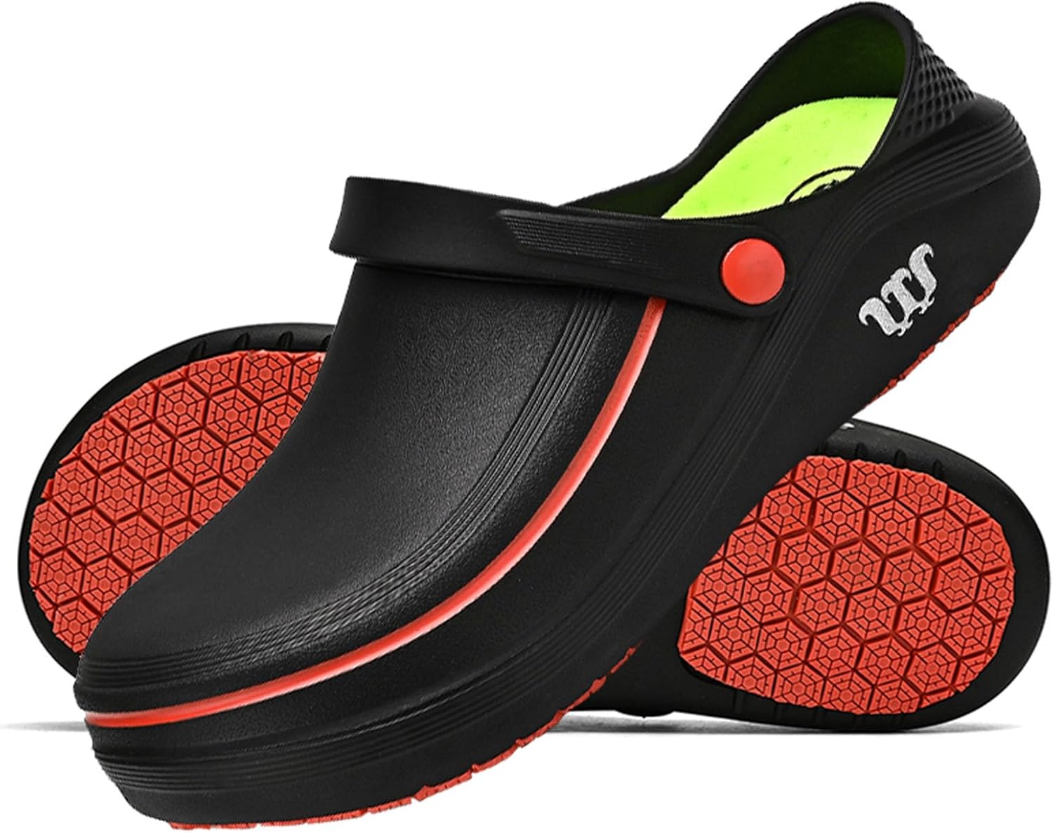 

Мужские и женские сабо SECHRITE - Универсальная обувь для садовников и поваров, противоскользящая, водонепроницаемая обувь для медсестер и работников кухни, черный